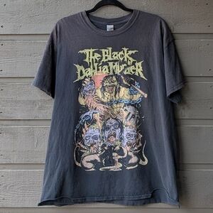 The Black Dahlia Murder Death Metal Graphic T-Shirt XL Black Distressed